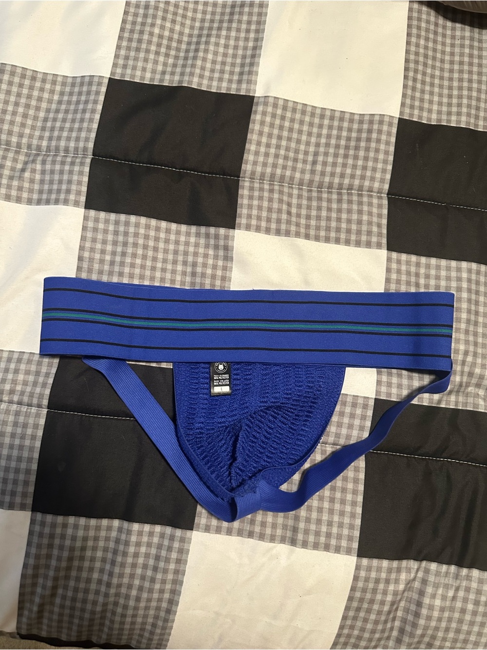 Blue jockstrap - Picture 2 of 5